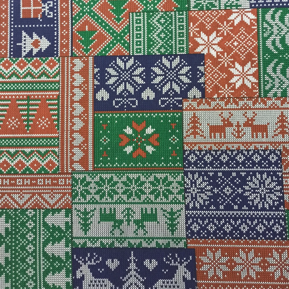 Noruega. Mantel de loneta con estampado de Navidad. - Imagen 4