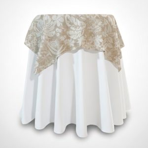 Tapete Falda Mesa Camilla Resinado con Teflón | Flores Silvestres