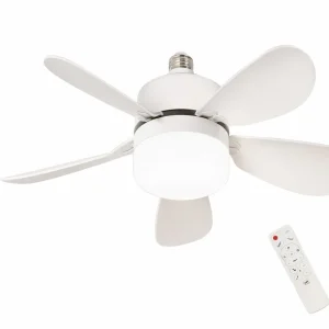 Ventilador con Luz LED A-F27402 3 Velocidades Porta Foco