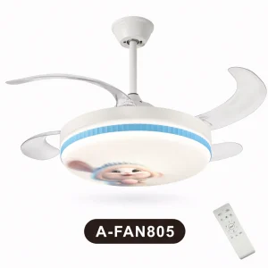 Ventilador de Techo con Luminaria A-FAN805 90W Blanco