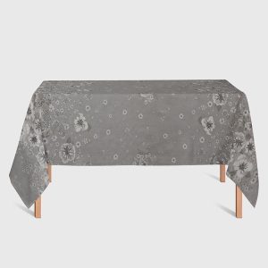 Flores. Mantel de mesa estampado loneta Algodón