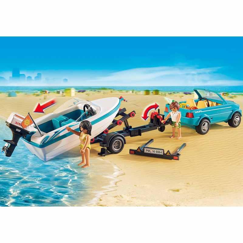 Pick Up con remolque y Lancha - PLAYMOBIL 6864 - Imagen 3