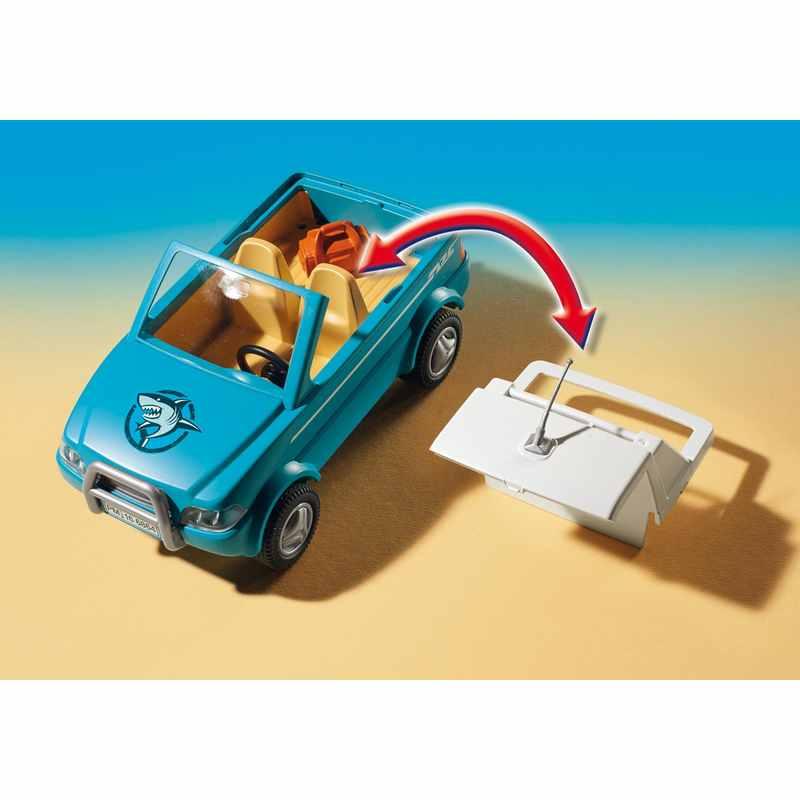 Pick Up con remolque y Lancha - PLAYMOBIL 6864 - Imagen 5