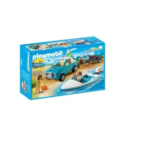 Pick Up con remolque y Lancha - PLAYMOBIL 6864