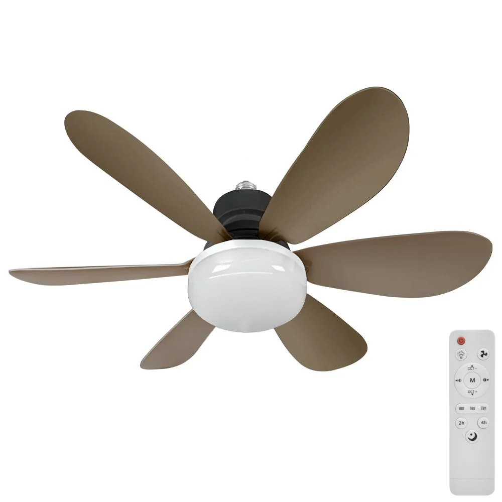 Ventilador con Luz LED A-F27401 Porta Foco 3 Velocidades - Imagen 2