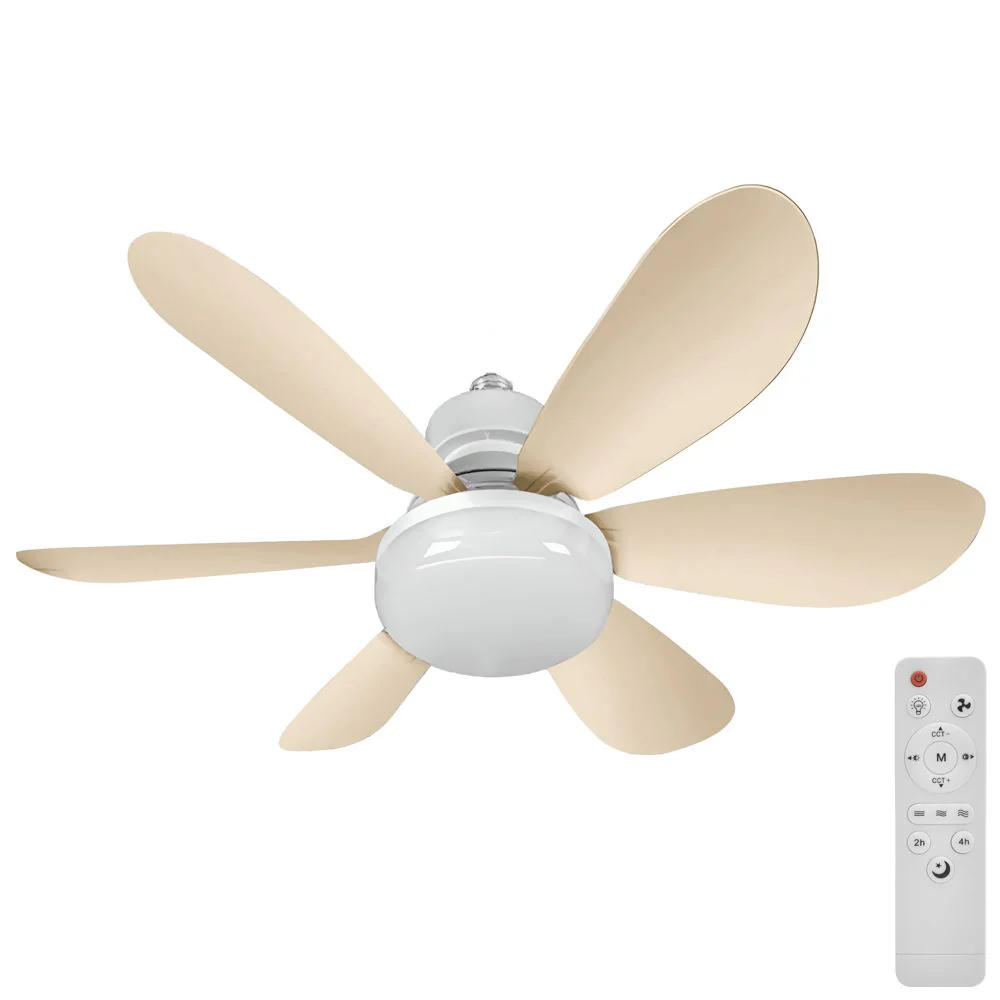 Ventilador con Luz LED A-F27409 3 Velocidades Porta Foco